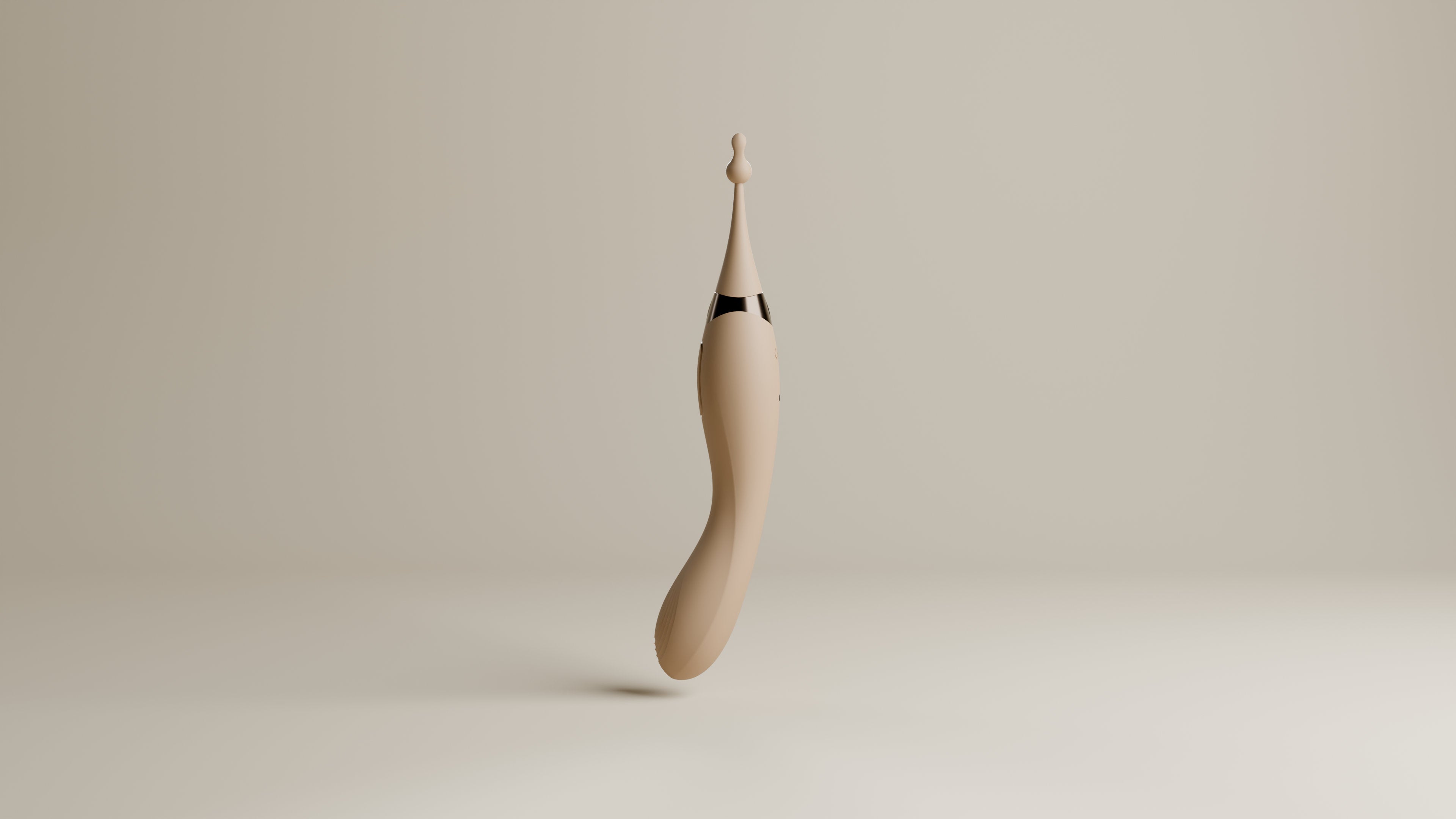 Duo dual-end G-spot and clitoral vibrator side profile 