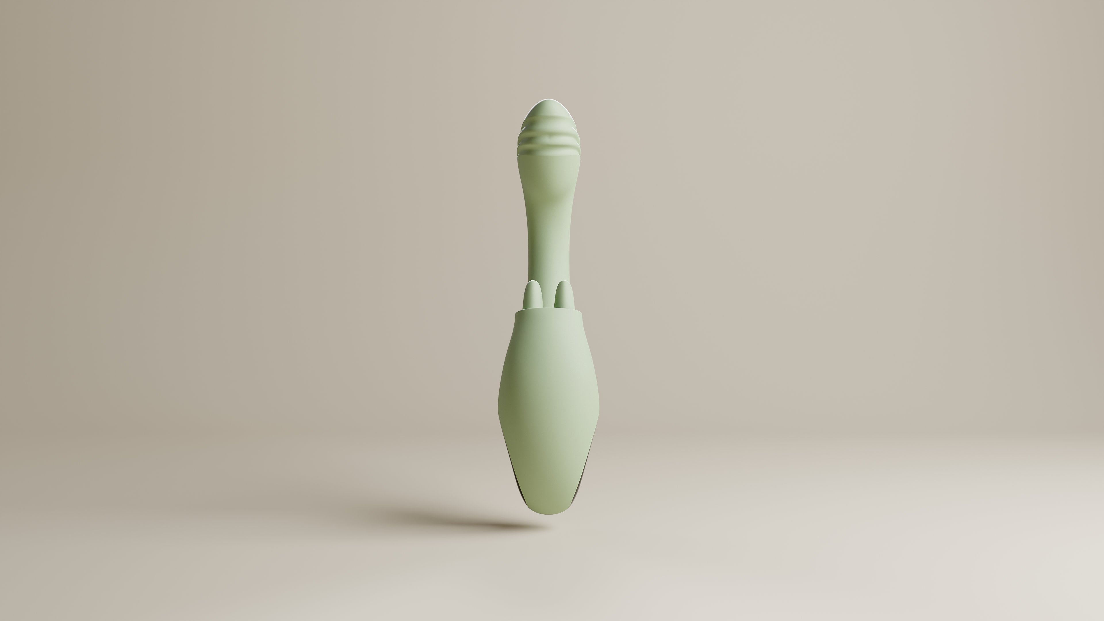 G-Spot and Clitoral Vibrator front profile 