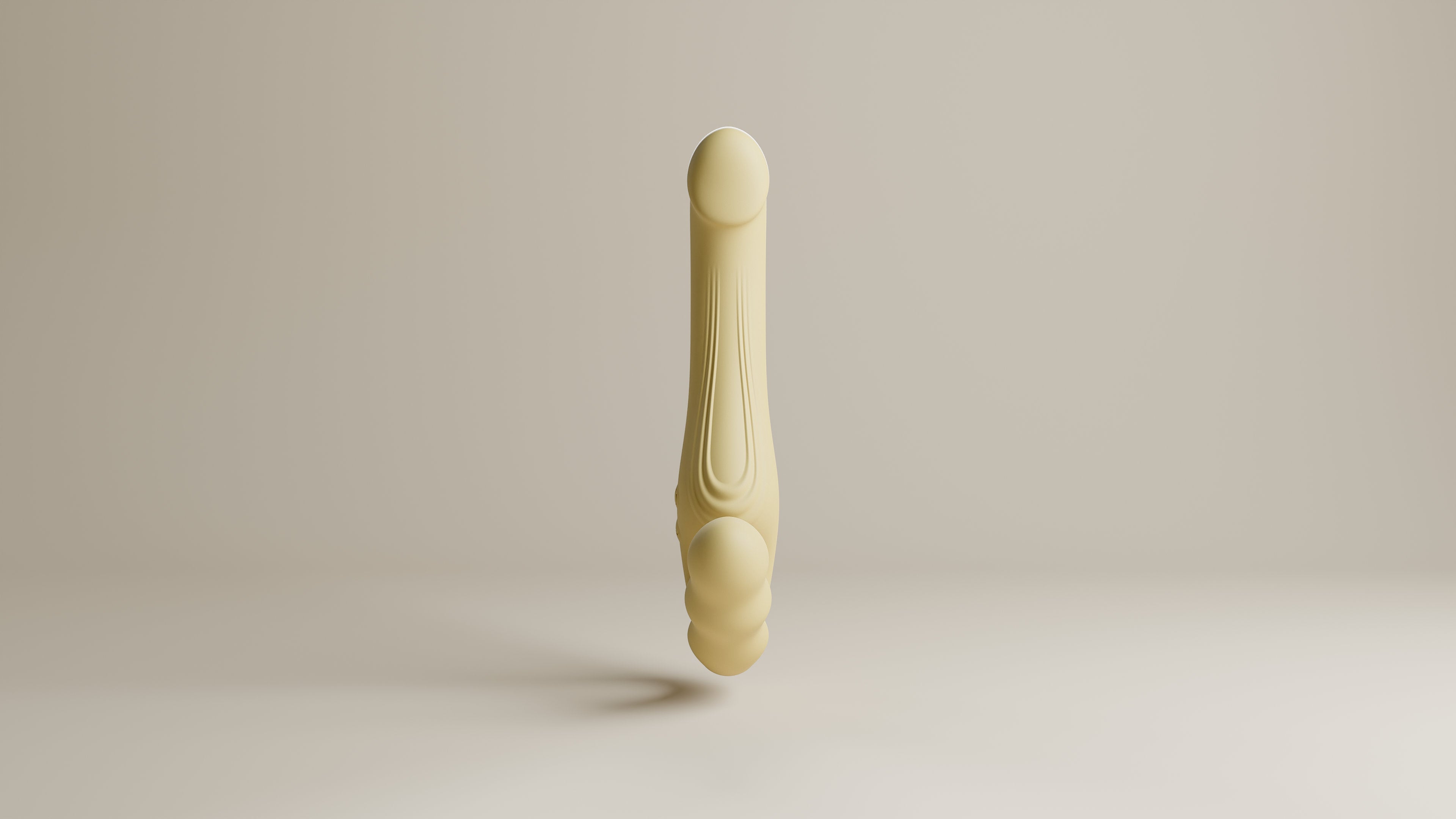  strapless strap-on vibrator front view