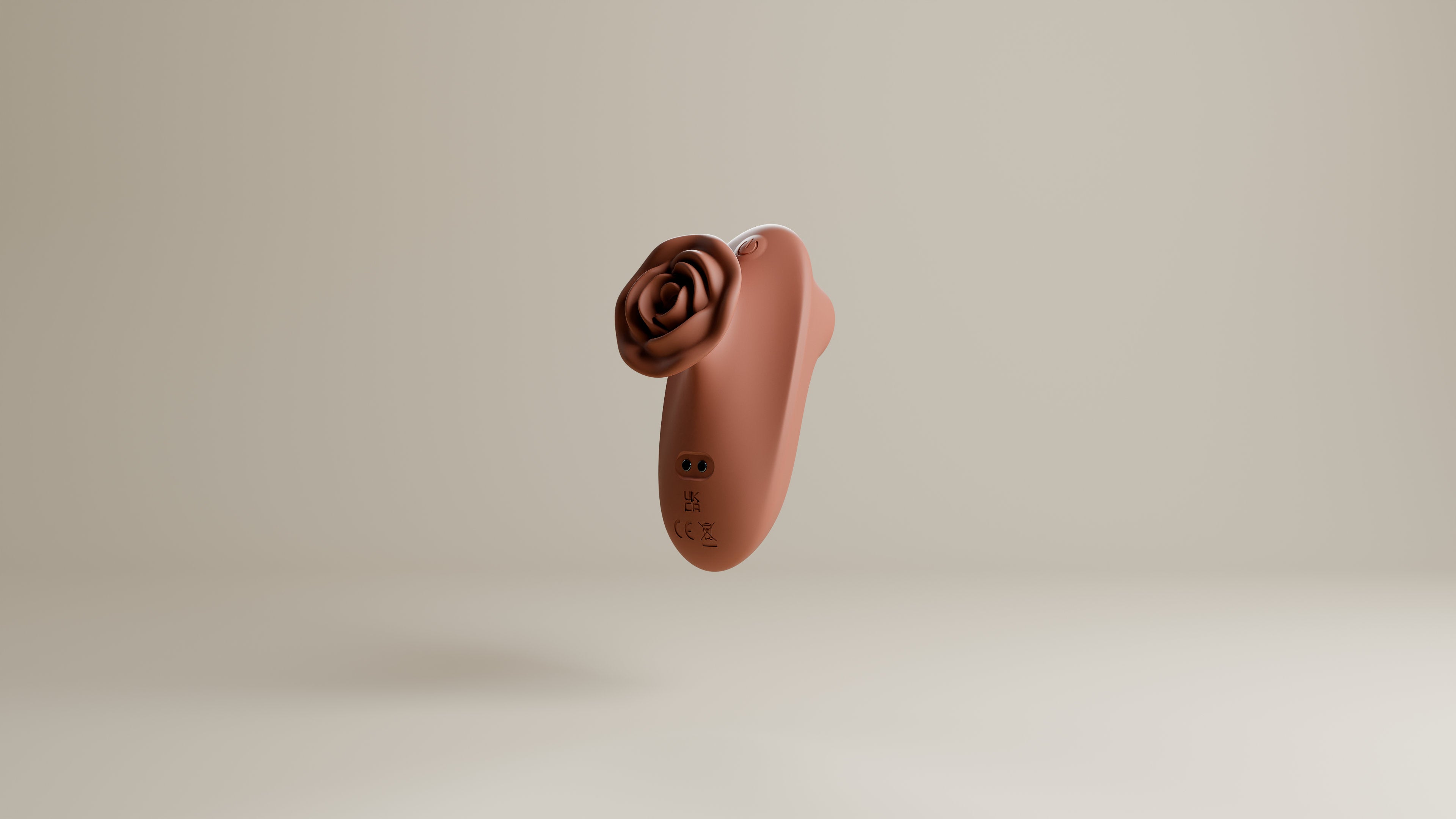 tapping clitoral vibrator back side view 