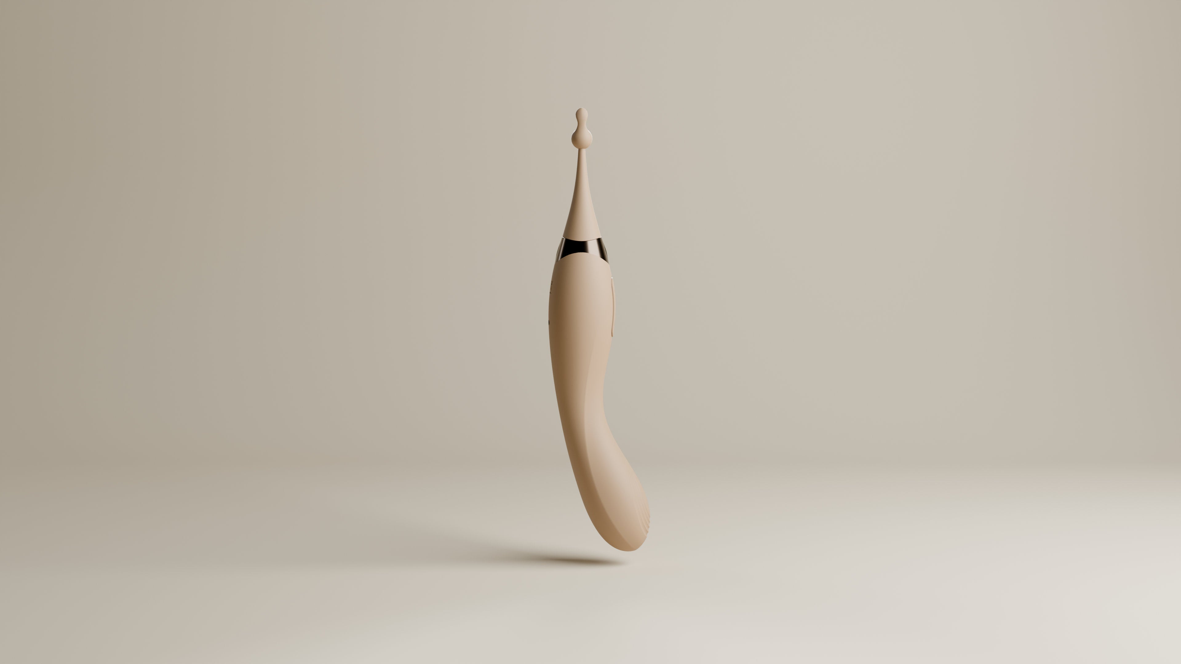 Duo dual-end G-spot and clitoral vibrator side profile 