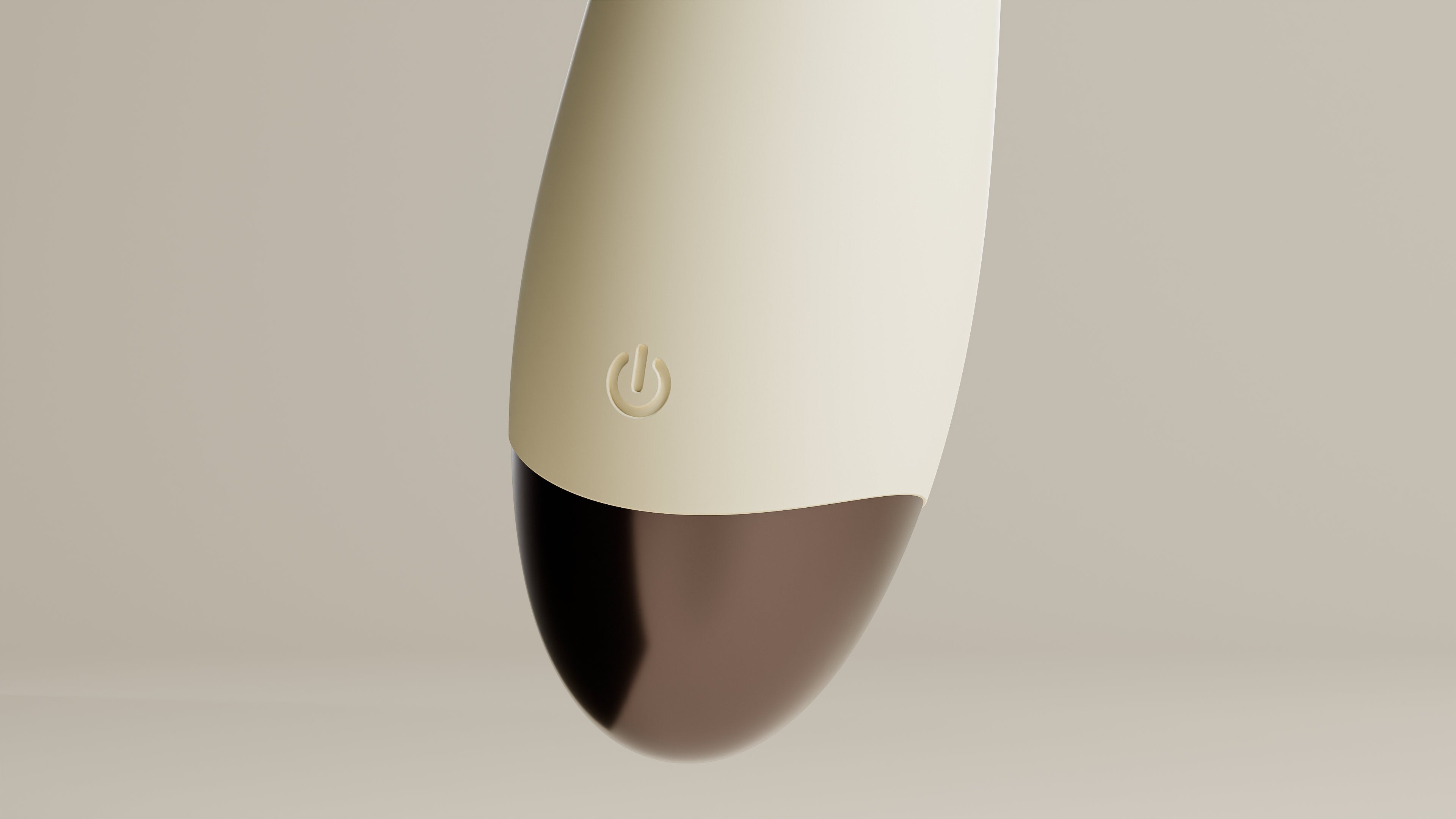 Mini wand vibrator details buttons downside 