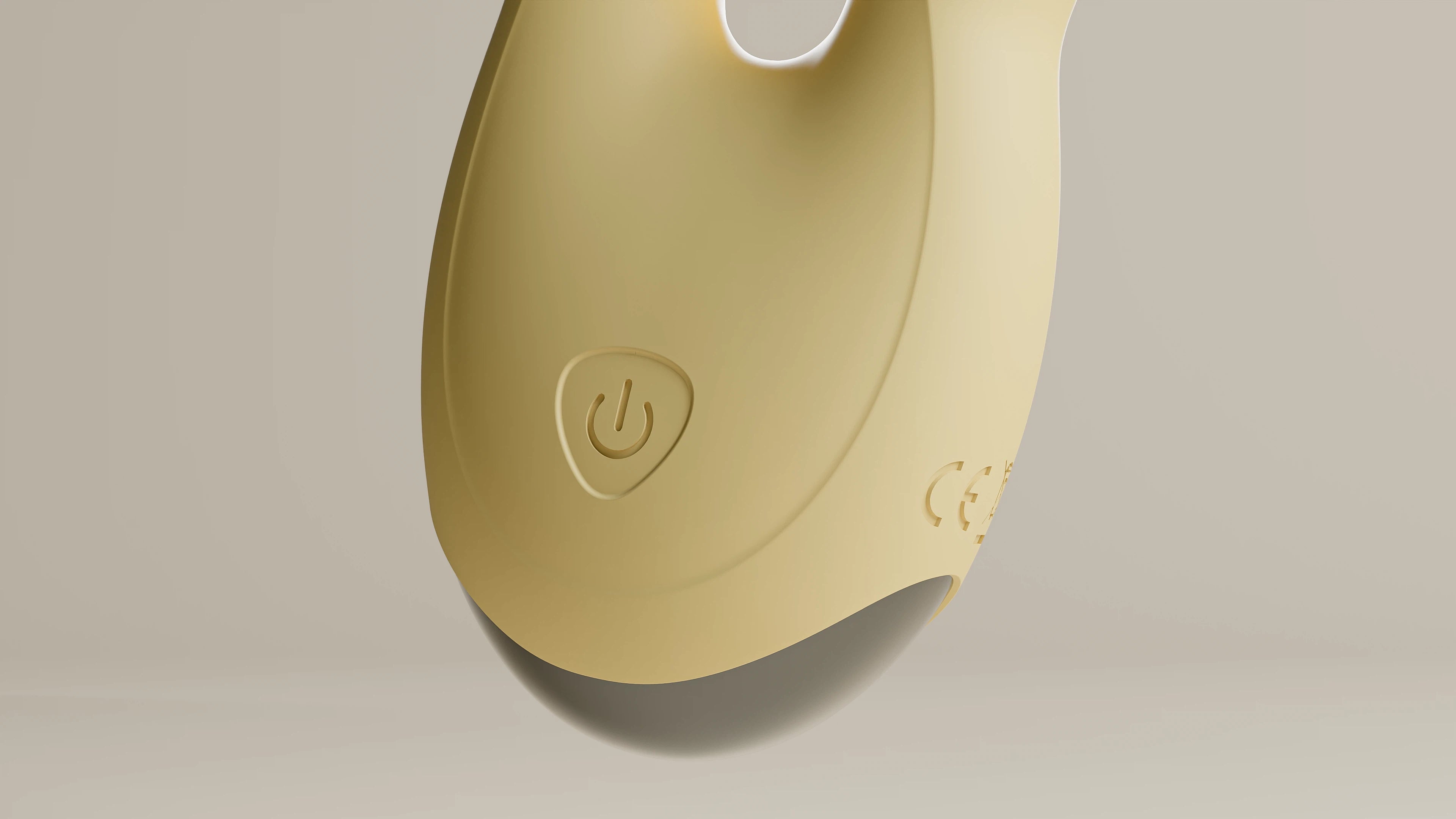 dual-motor wand vibrator button detail 