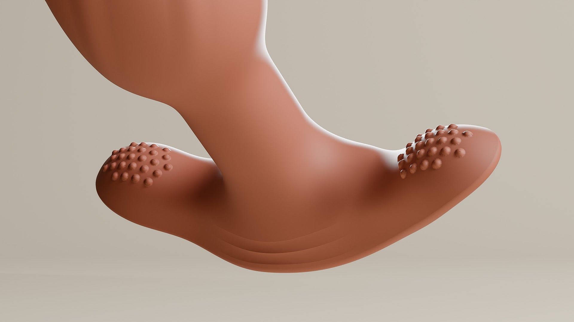 Vibrating and Rotating Buttplug detail topdown