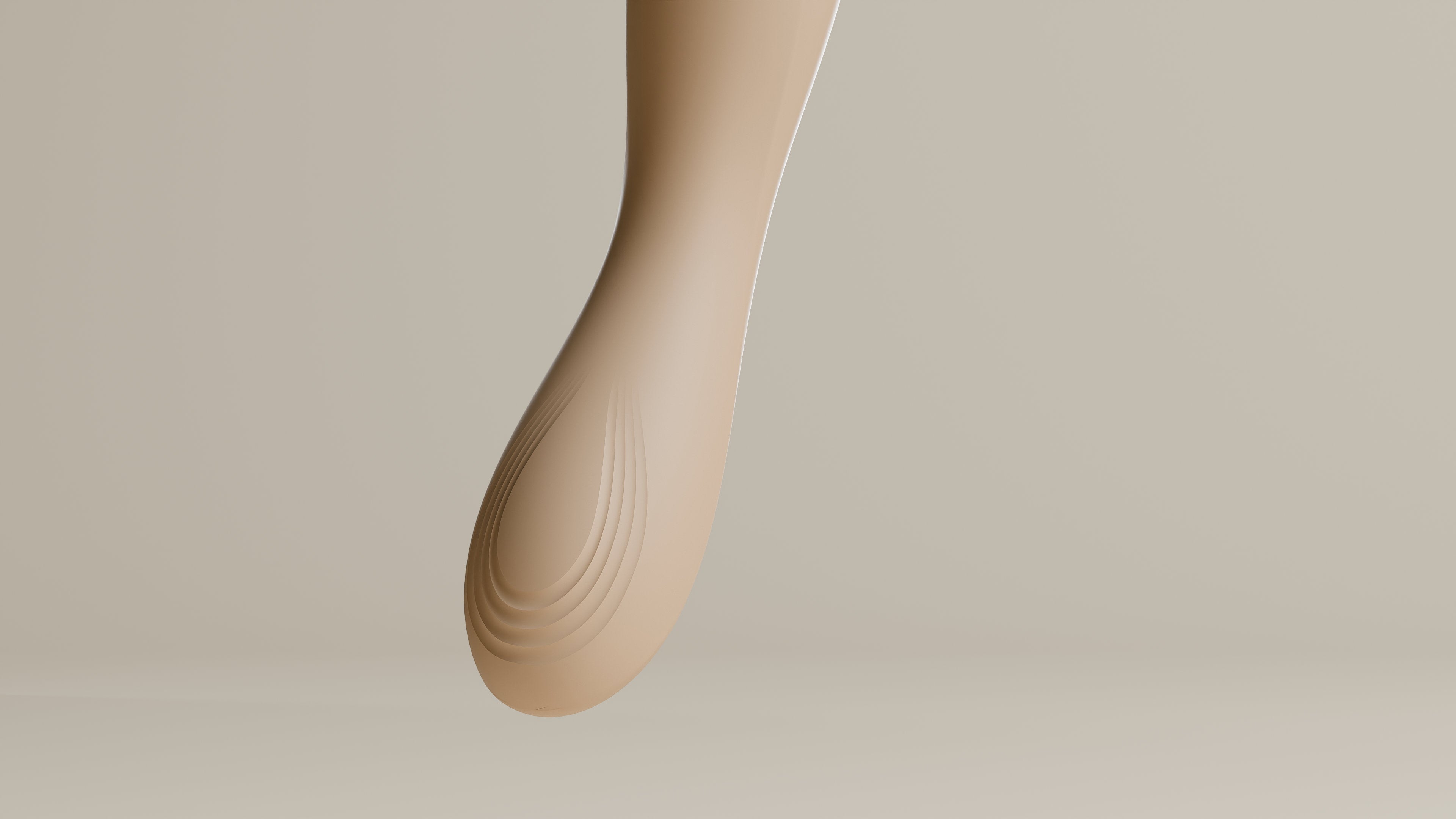 Duo dual-end G-spot and clitoral vibrator focus on G-spot part