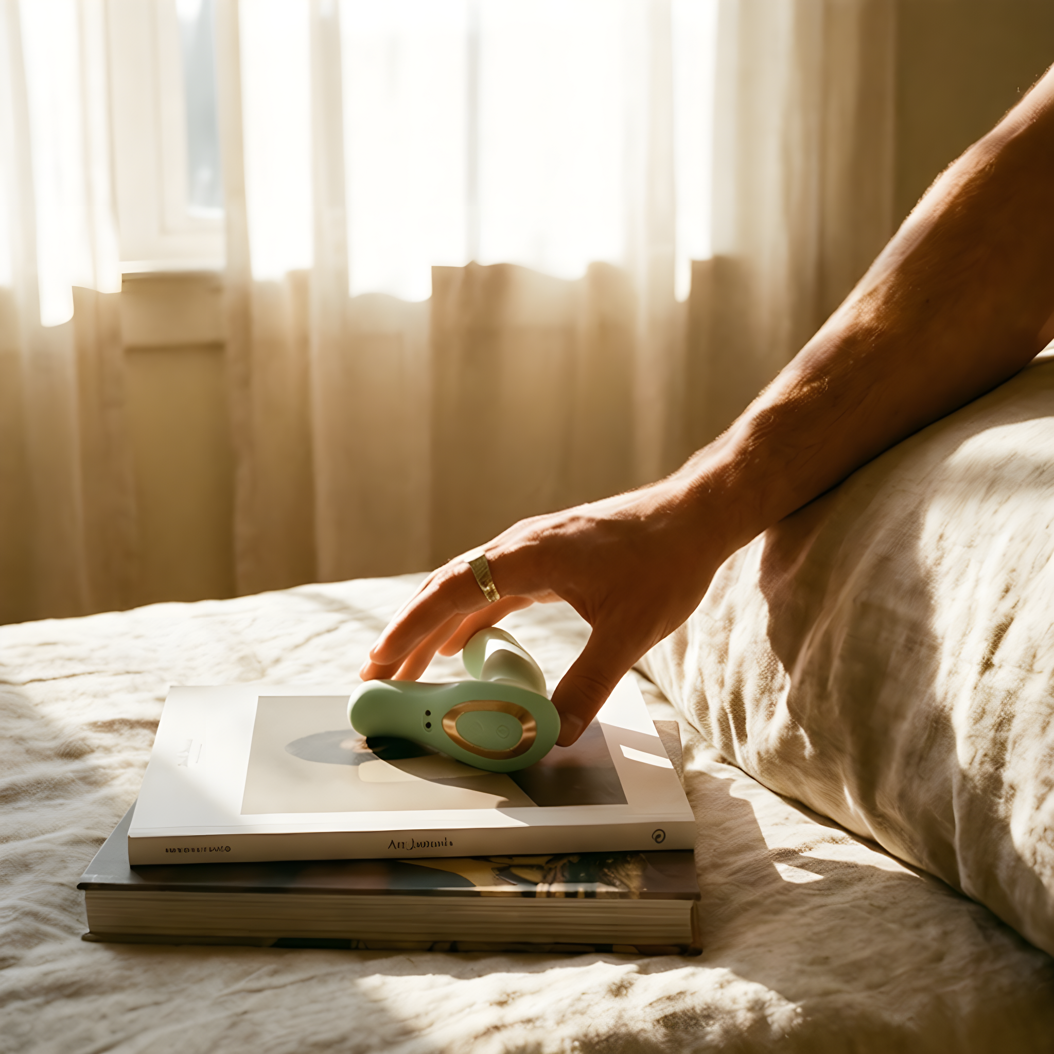 prostate vibrator with hand for size ref