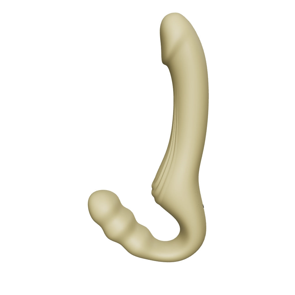  strapless strap-on vibrator 3D view 